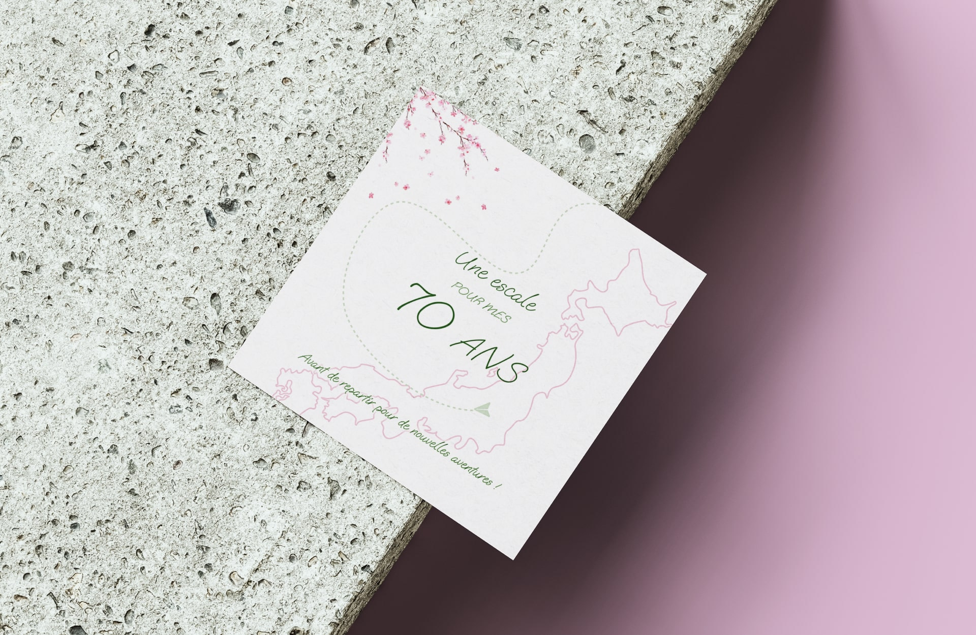 Carton d'invitation pour un anniversaire